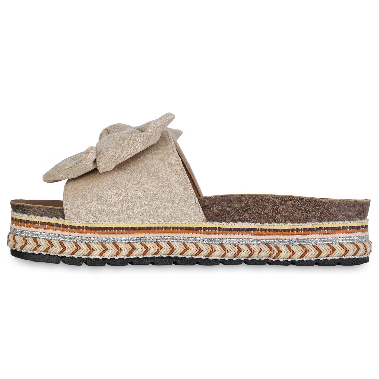 Beige Schuhe Sandalette 840284 HILL VAN