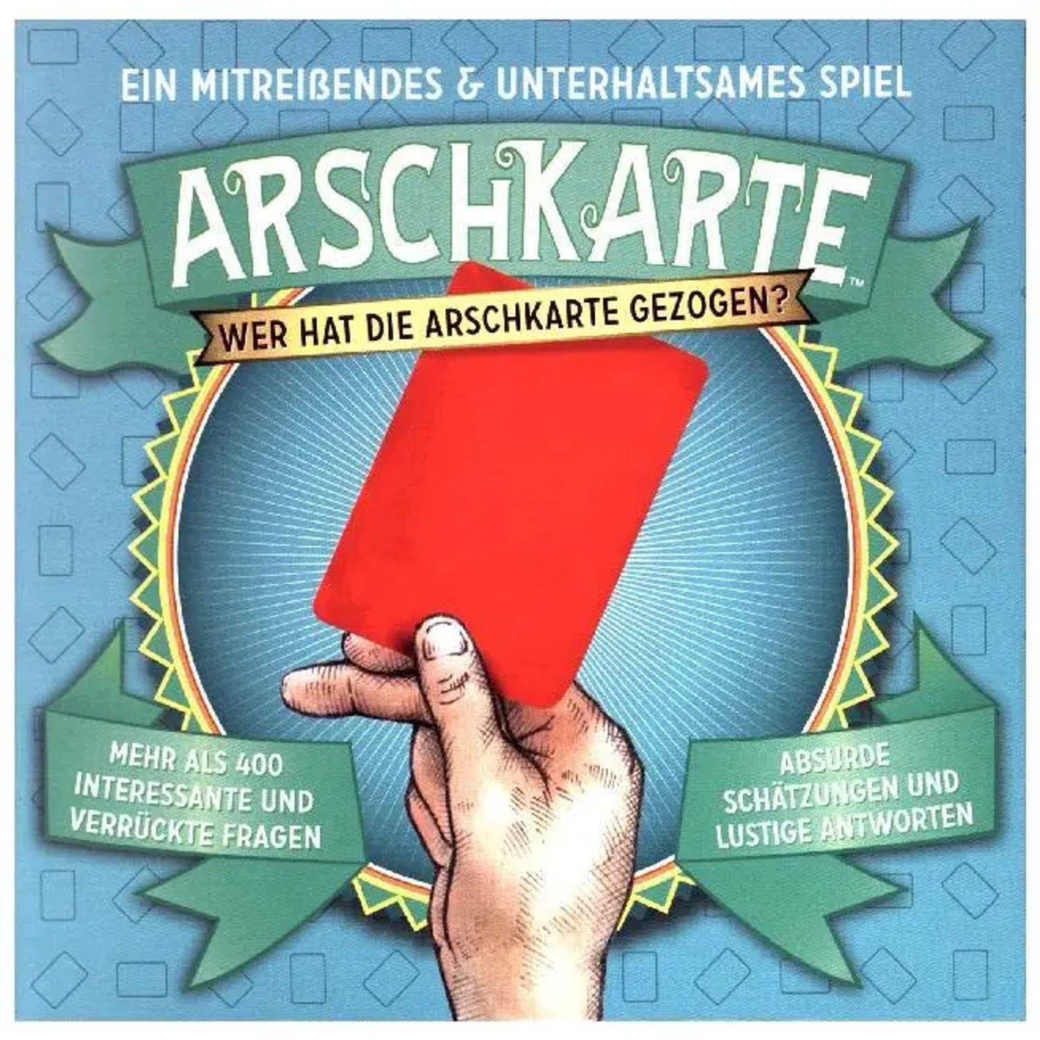 Pegasus Spiele Spiel Arschkarte - Wer hat die Arschkarte gezogen? (Kartenspiel)