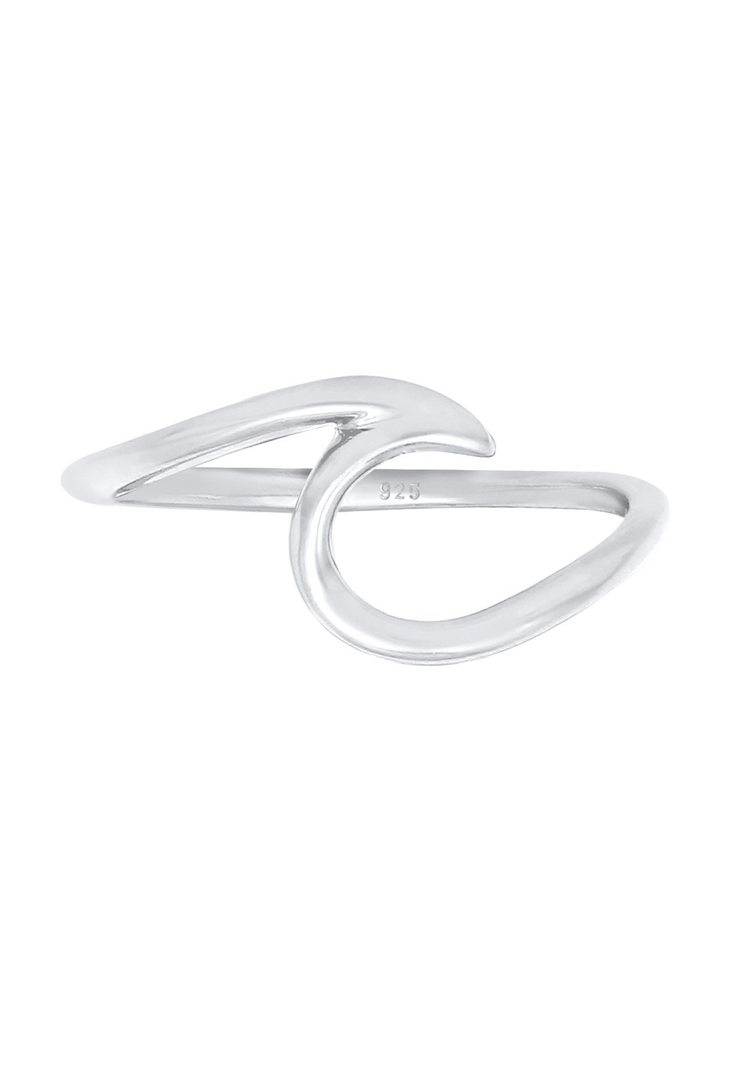 Elli Fingerring Wellen Wave Maritim Meer 925 Silber, Wellen günstig online kaufen