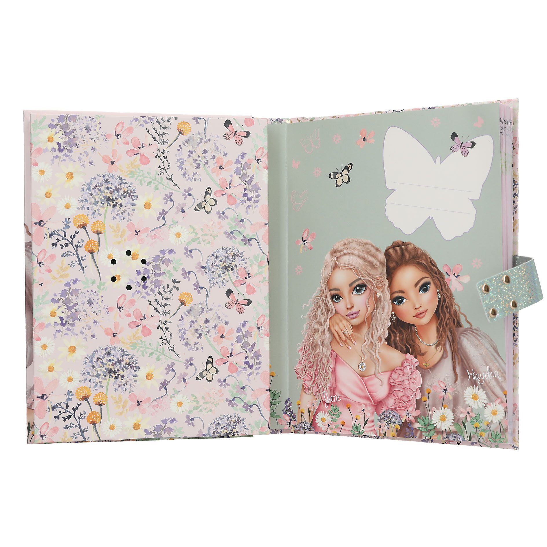 TOPModel Stickerbuch TOPModel Geheimcode Tagebuch SUMMER FEELING