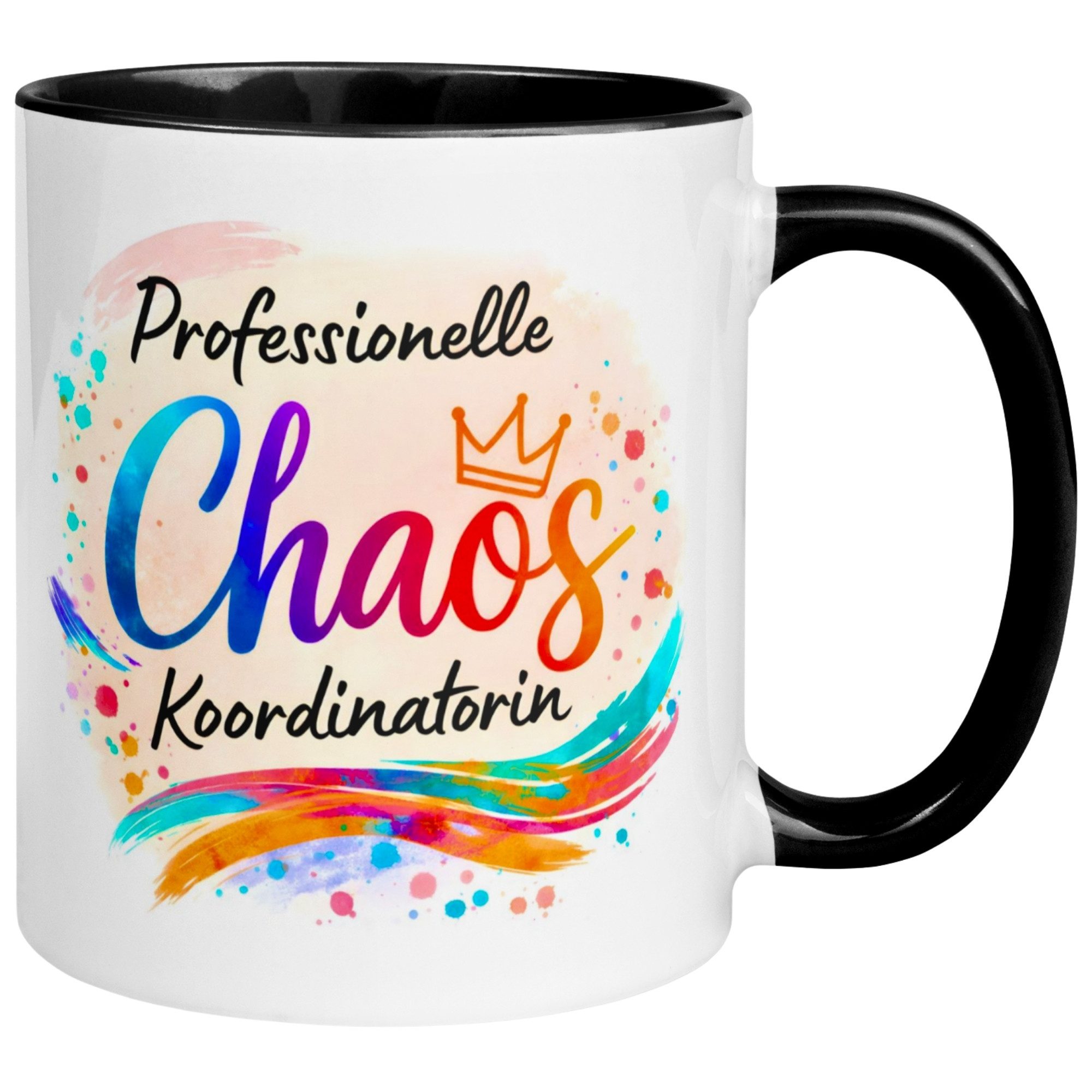 Momentals Tasse Chefin – „Professionelle Chaos Koordinatorin“ – Geschenk Beste Chefin, Gratis Versand · Links-&Rechtshänder · Spülmaschinenfest
