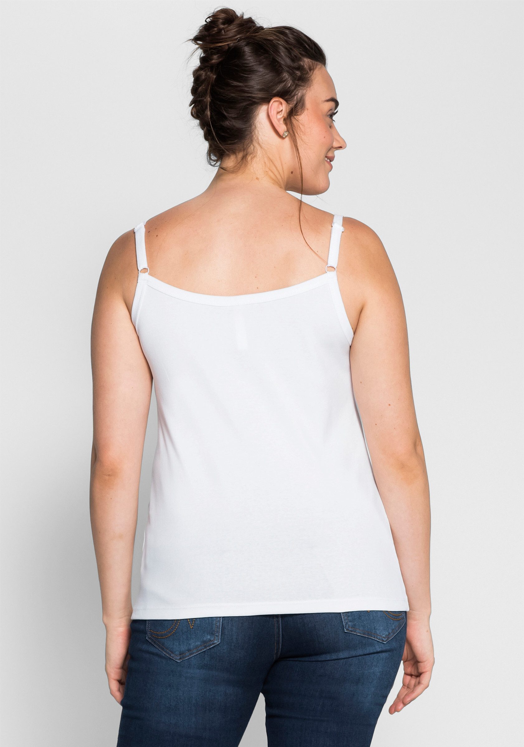 Sheego Shirttop Spaghettitop . günstig online kaufen