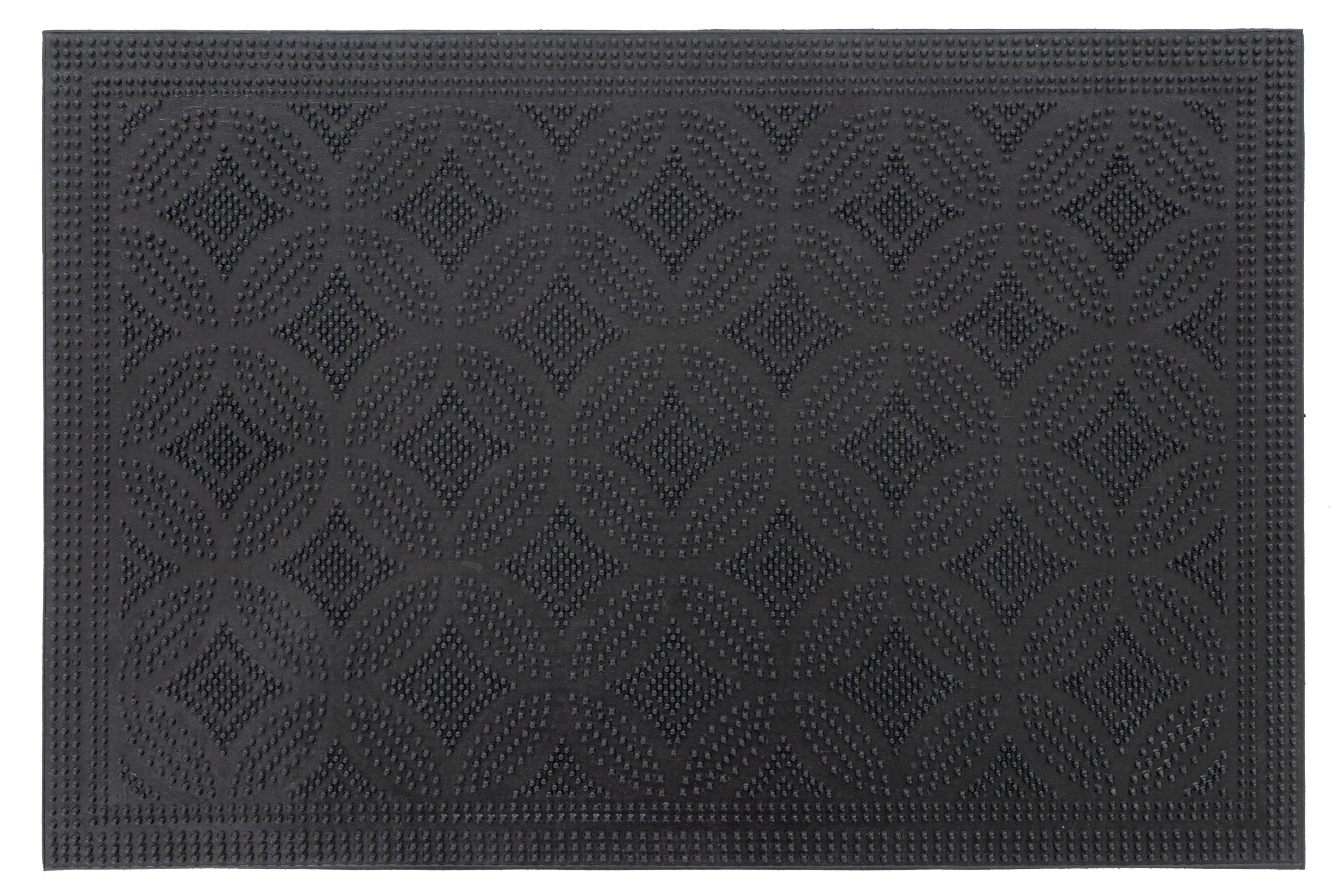 Kayoom Fußmatte Elegant Entry 225, rechteckig, Höhe: 6 mm, Türmatte, Gummi, Eingang