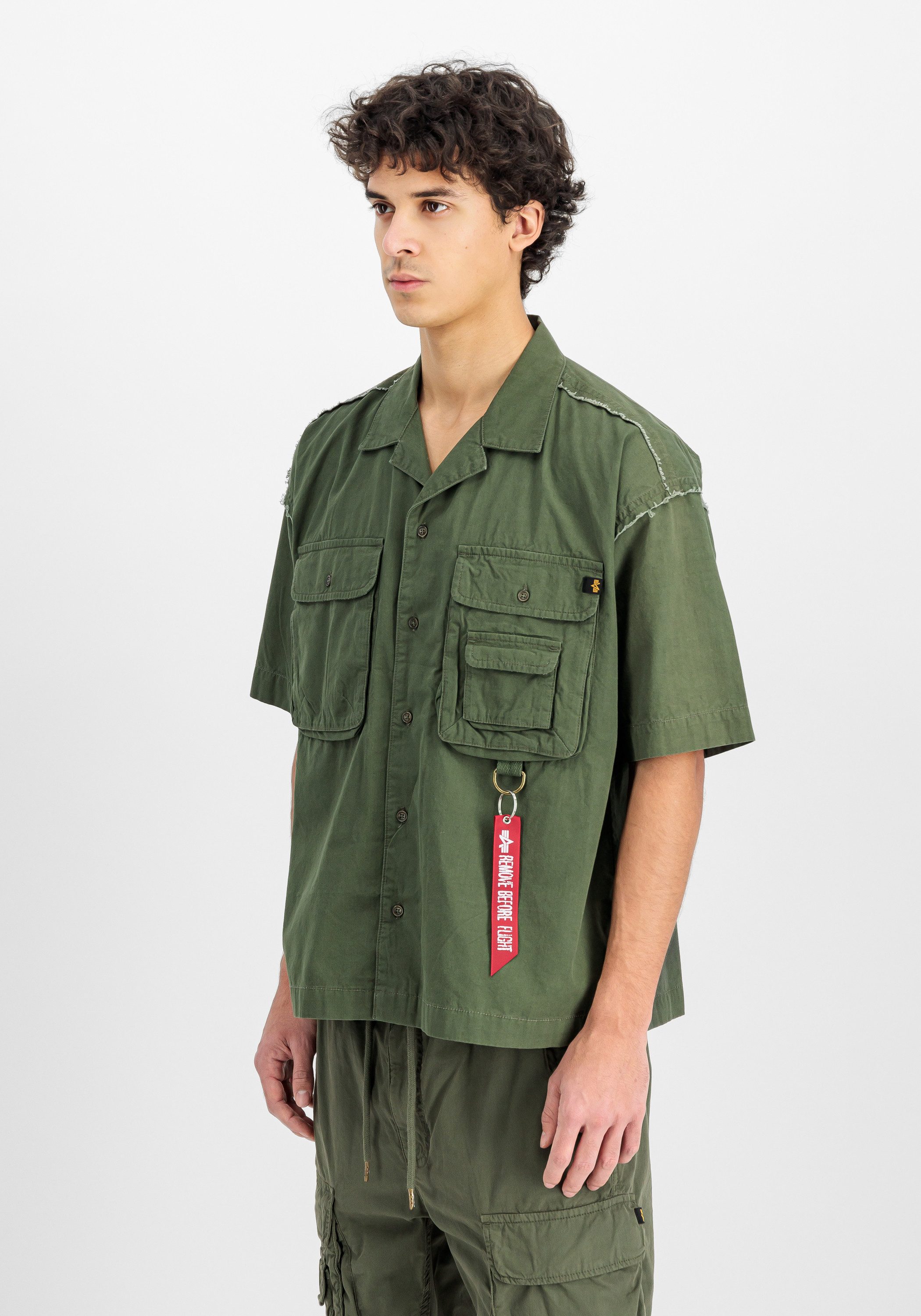 Alpha Industries Print-Shirt Aloha Safari Shirt