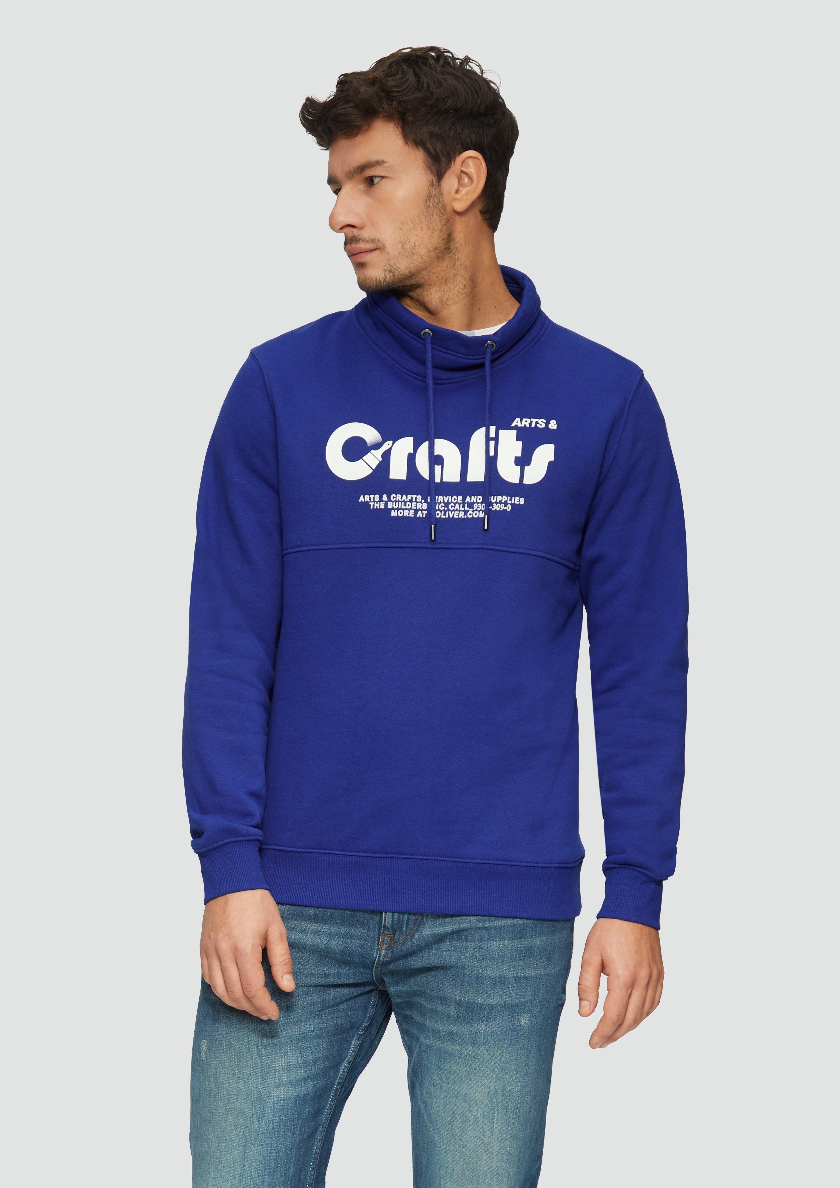 s.Oliver Sweatshirt Sweatshirt mit Frontprint und günstig online kaufen