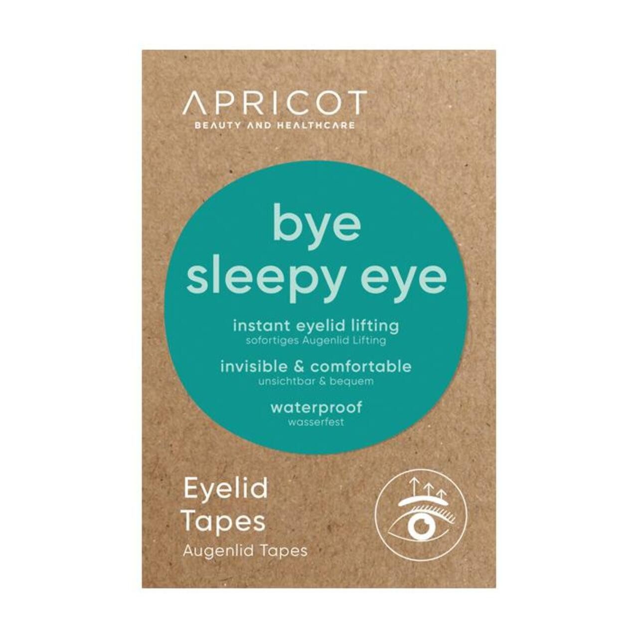 Apricot Augenpatches Eyelid Tapes "bye sleepy eye", für Alle Hauttypen