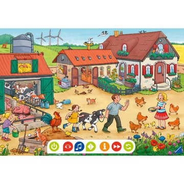Ravensburger Puzzle tiptoi für kleine Entdecker Bauernhof, Puzzleteile