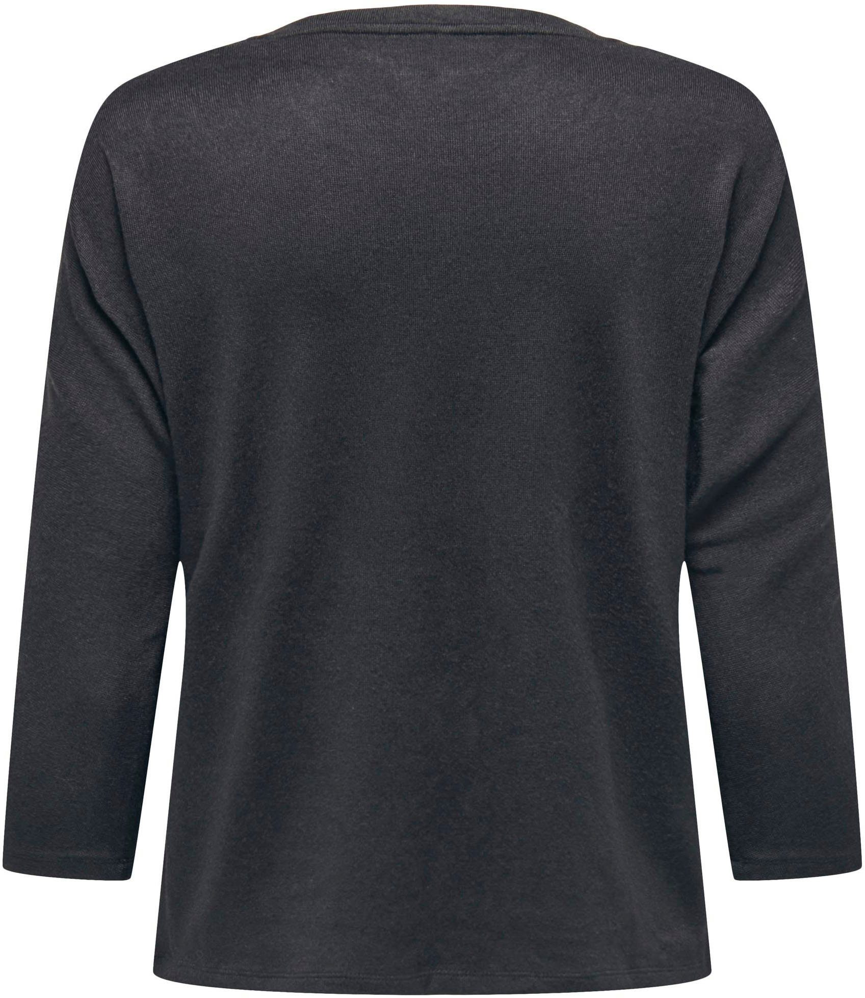 JRS ONLZELDA 3/4 ONLY 3/4-Arm-Shirt Black TOP PEARL