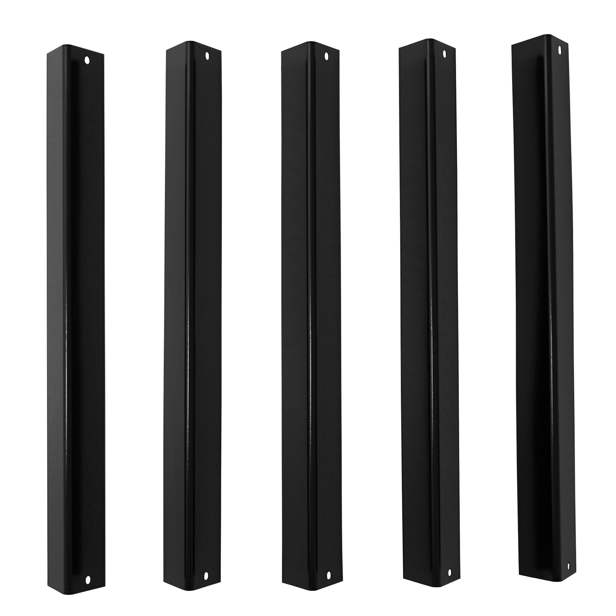 BBQ-Toro Gasgrill porzellanemaillierte Flammenverteiler Set (5 Stück), 44,7 x 6cm, Weber Genesis 300 Serie Modelljahre: 2011 - 2016
