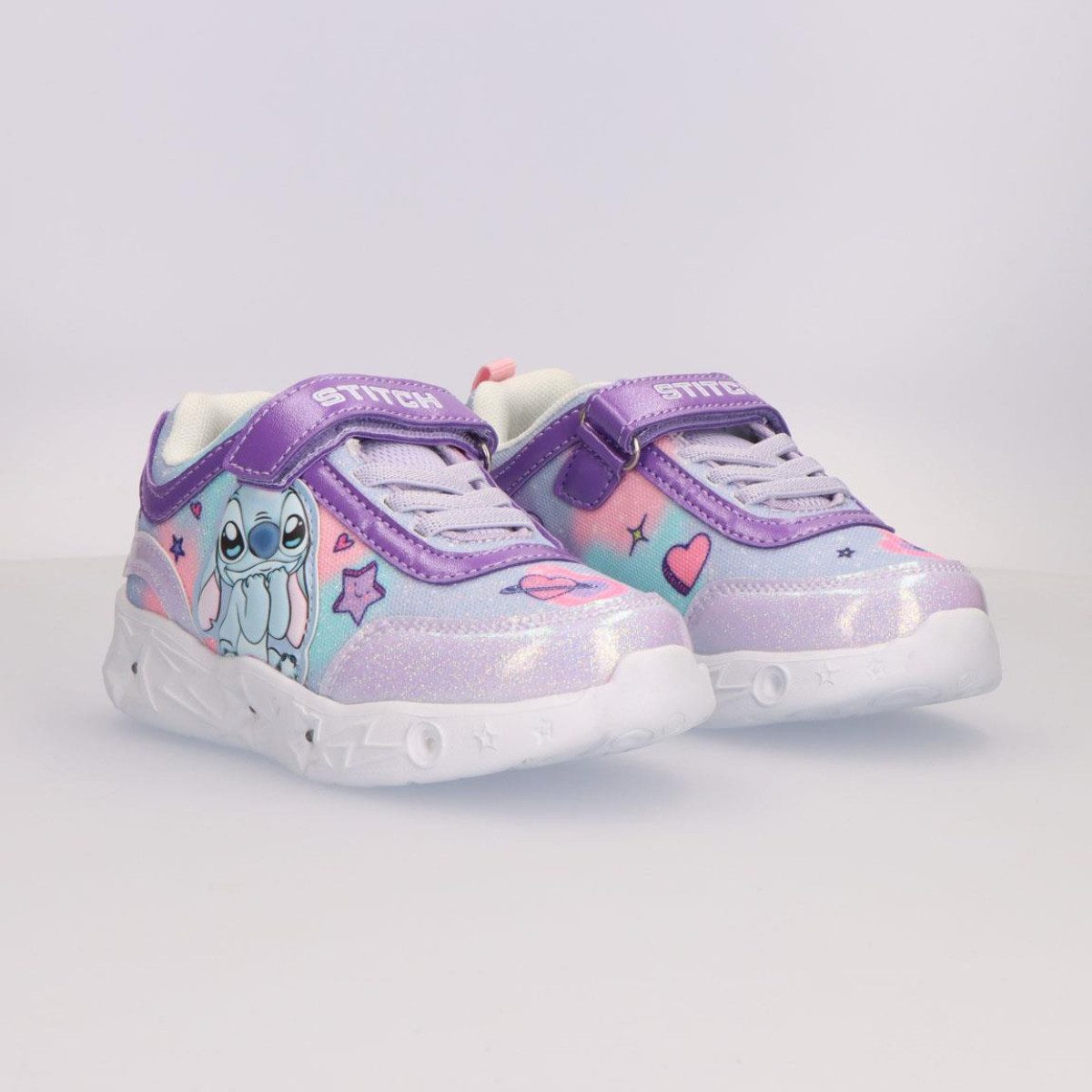 Disney Stitch Kinder Sportschuhe mit Lichteffekt leichte Schuhe Sneaker (Packung)