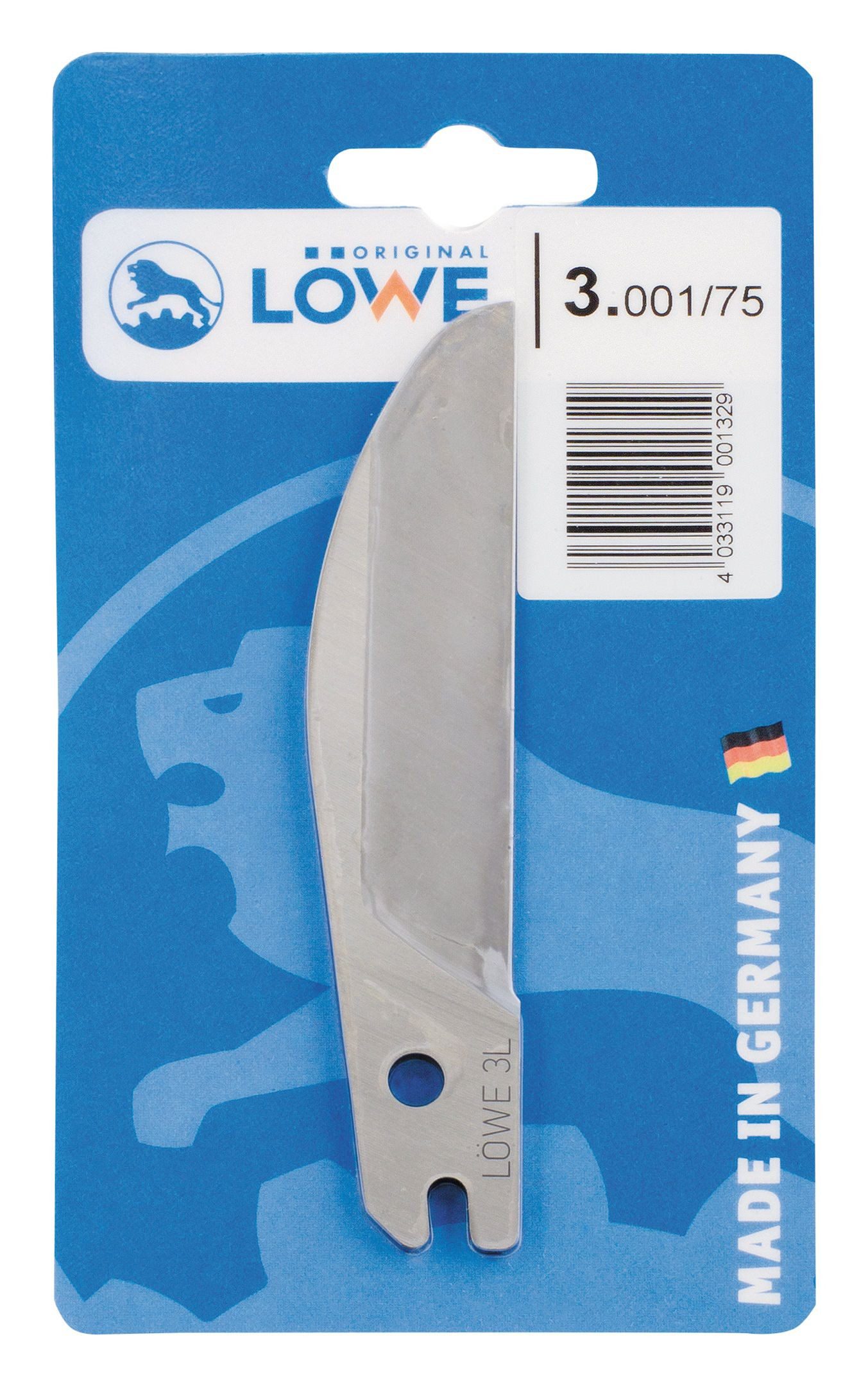 Original LÖWE Gehrungsschere, Ersatzklinge 3001/75 Blister