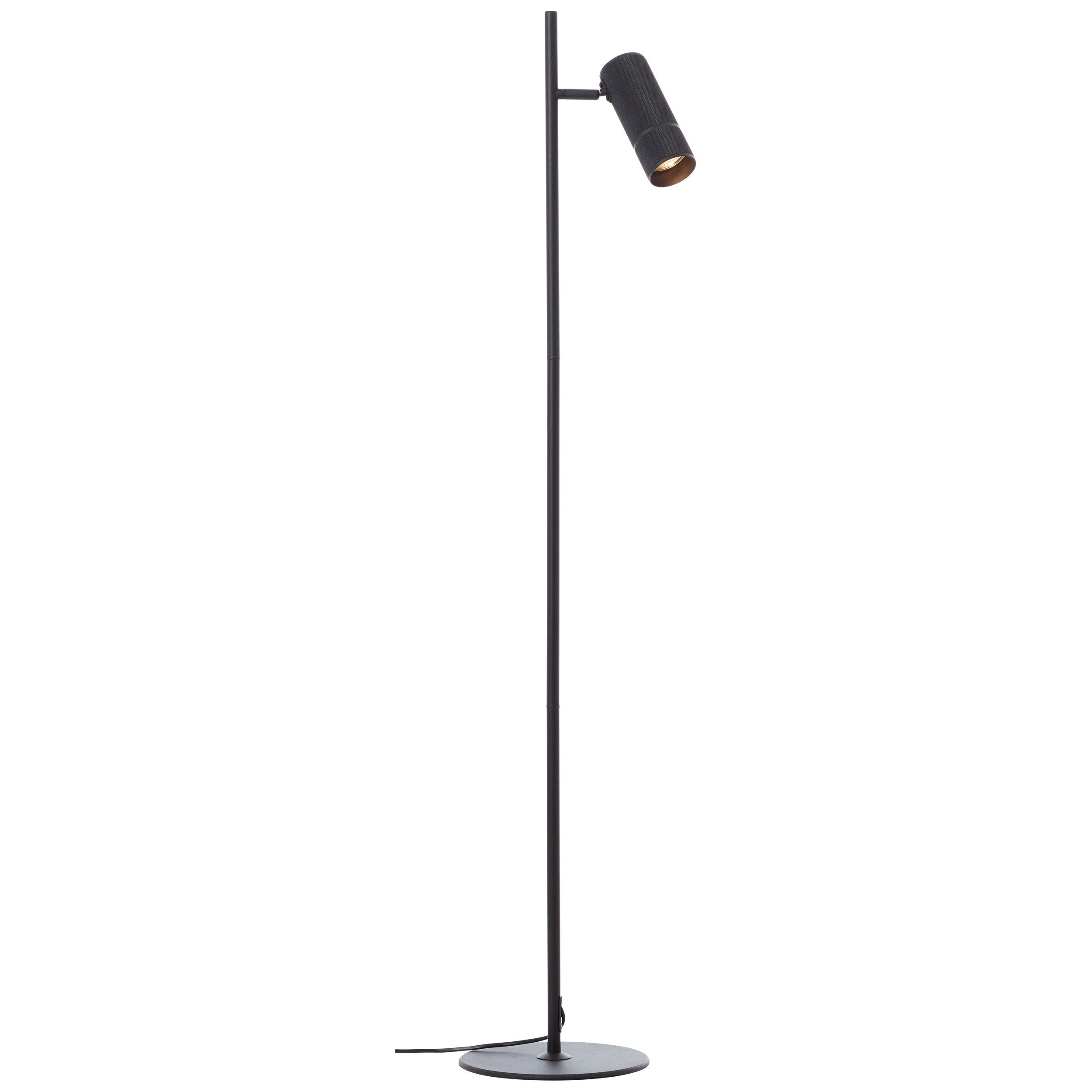 Brilliant Stehlampe Marty, LED wechselbar, Warmweiß, LED-Stehleuchte, 130 cm, GU10, 350 lm, 3000 K, Aluminium