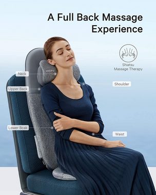 NAIPO Massagesitzauflage, Rückenmassagegerät, Modernes Design