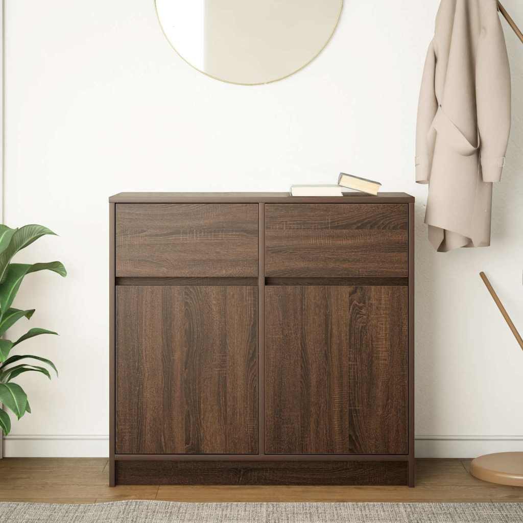 vidaXL Sideboard Sideboard mit Schublade Braun günstig online kaufen