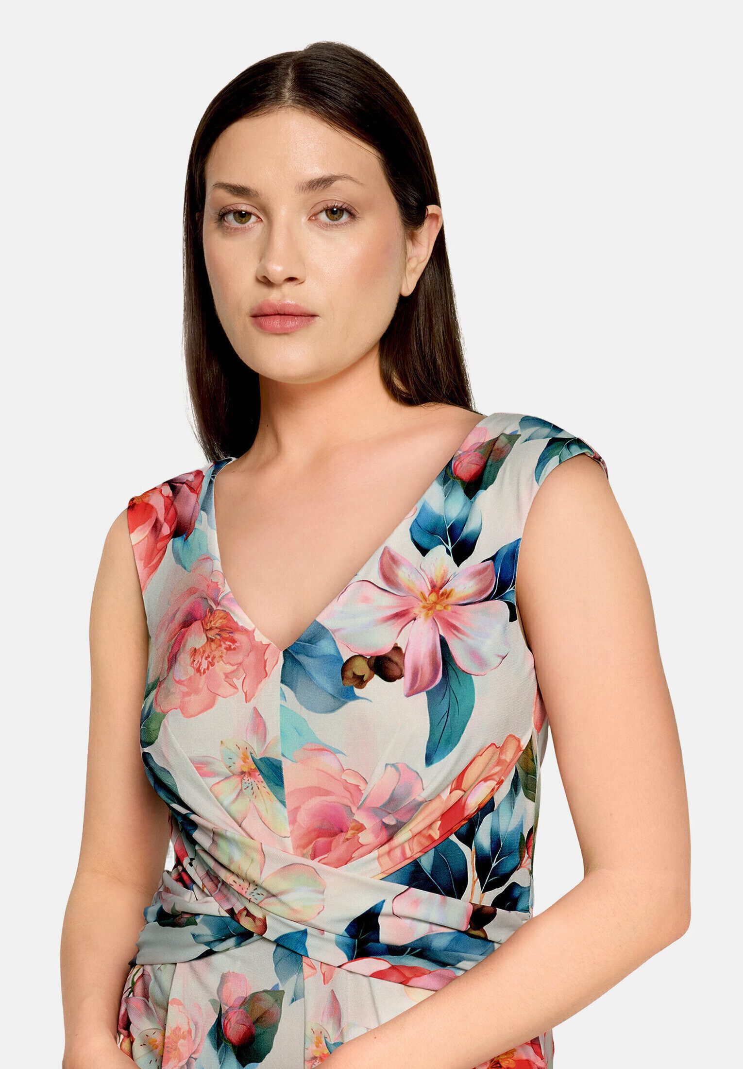 Vera Mont Overall Damen mit Raffung (1-tlg)