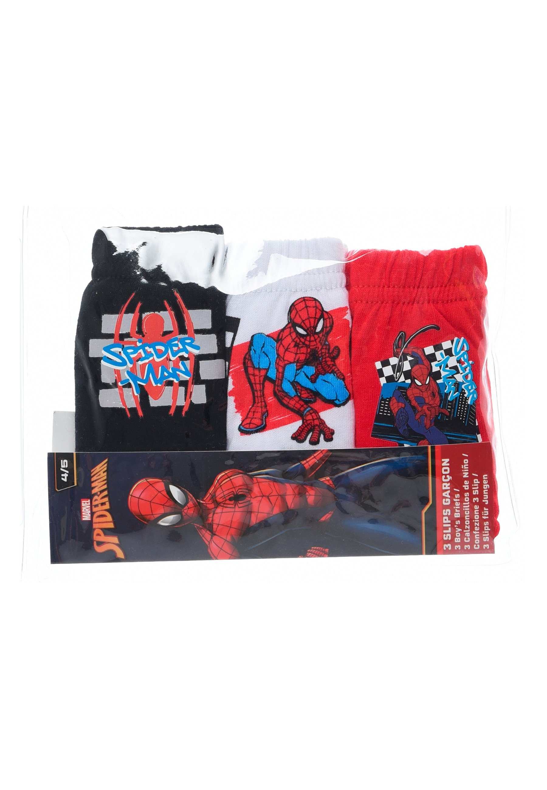 Unterhosen Spiderman Slip Kinder Jungen (3-St)