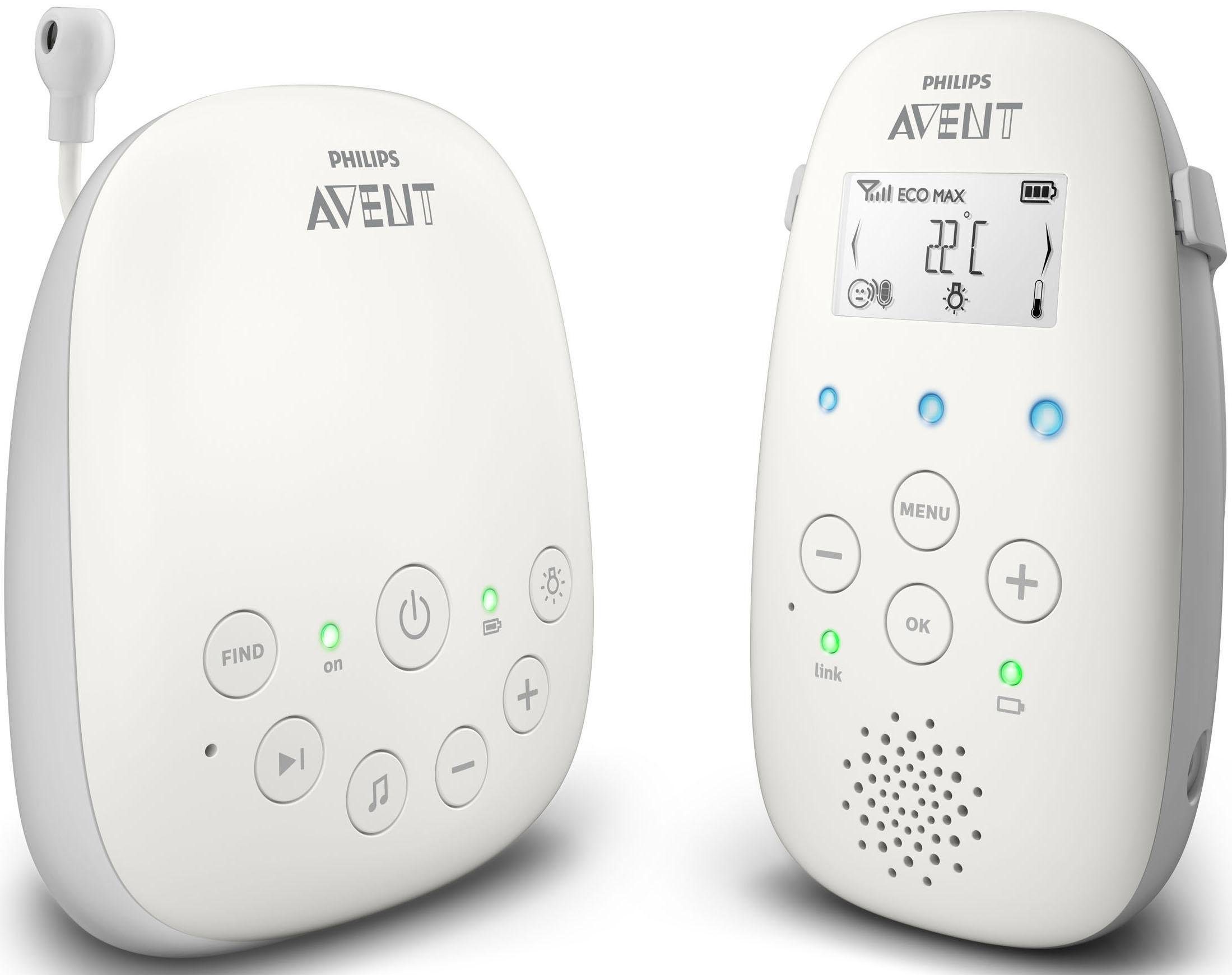 Philips AVENT Babyphone SCD713/26, mit Gegensprechfunktion und Nachtlicht