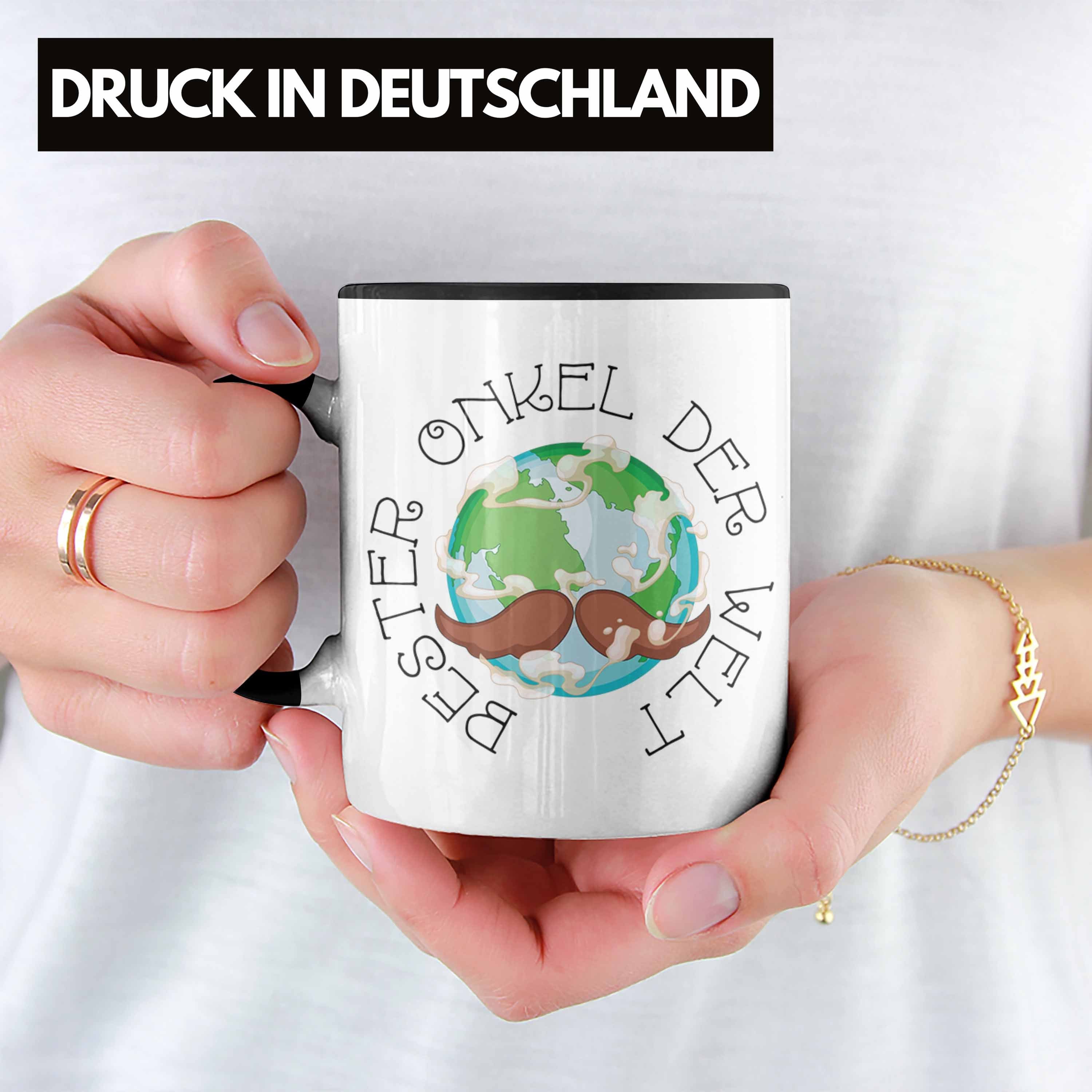 Welt Tasse Geburtstag Lustig - Weihnachten Der Trendation Geschenkideen Lieblingsonkel Onkel Trendation von Nichte Schwarz Geschenk Bester Tasse