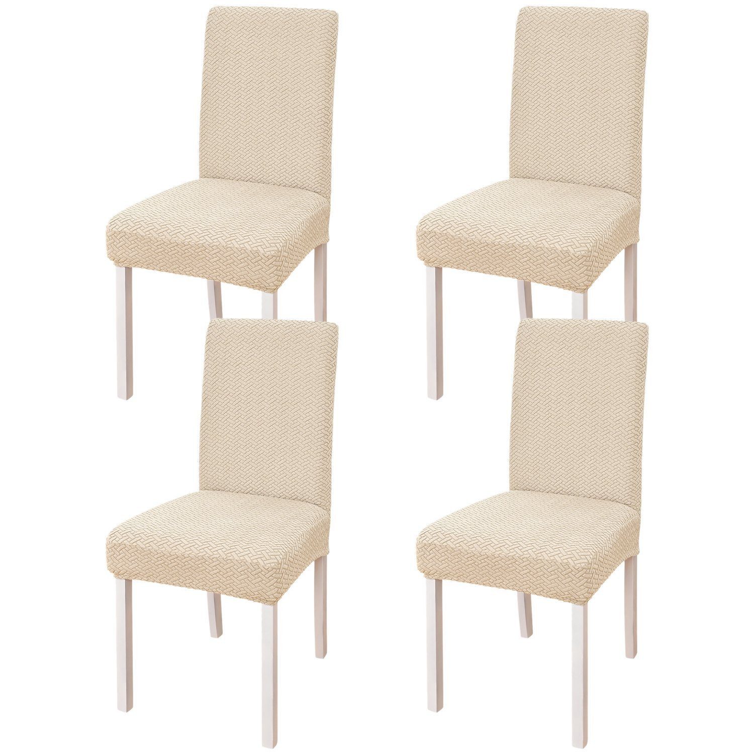 BYSURE Stuhlhusse, Esszimmer Stretch-Stuhlhussen Schonbezug, 2/4/6er günstig online kaufen