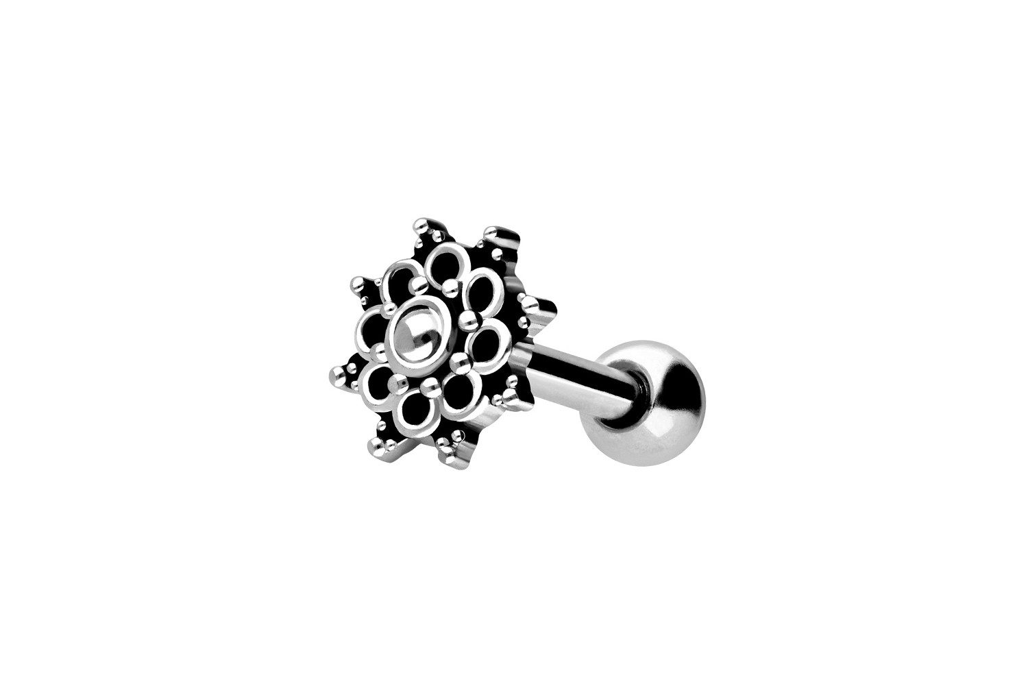 Piercing-Set Chirurgenstahl Ohrpiercing ORIENTALISCHES DESIGN
