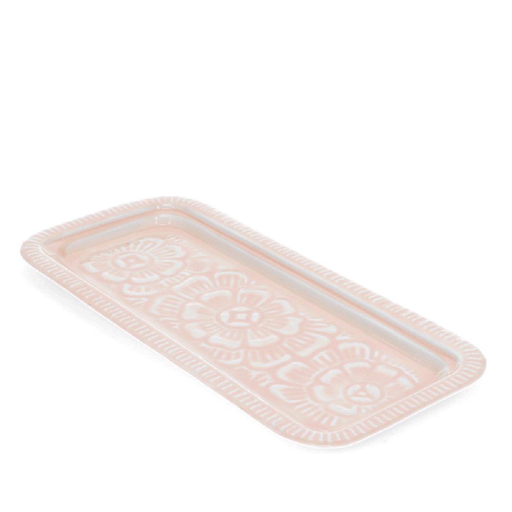 Dekotablett Emaille-Schmucktablett Serviertablett Vintage Look