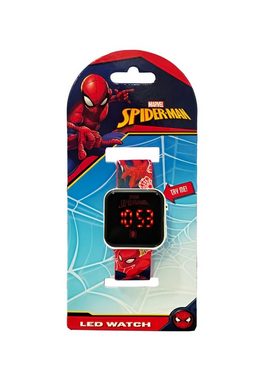 DISNEY Jewelry Digitaluhr Disney Spiderman LED Watch, (inkl. Schmuckbox)