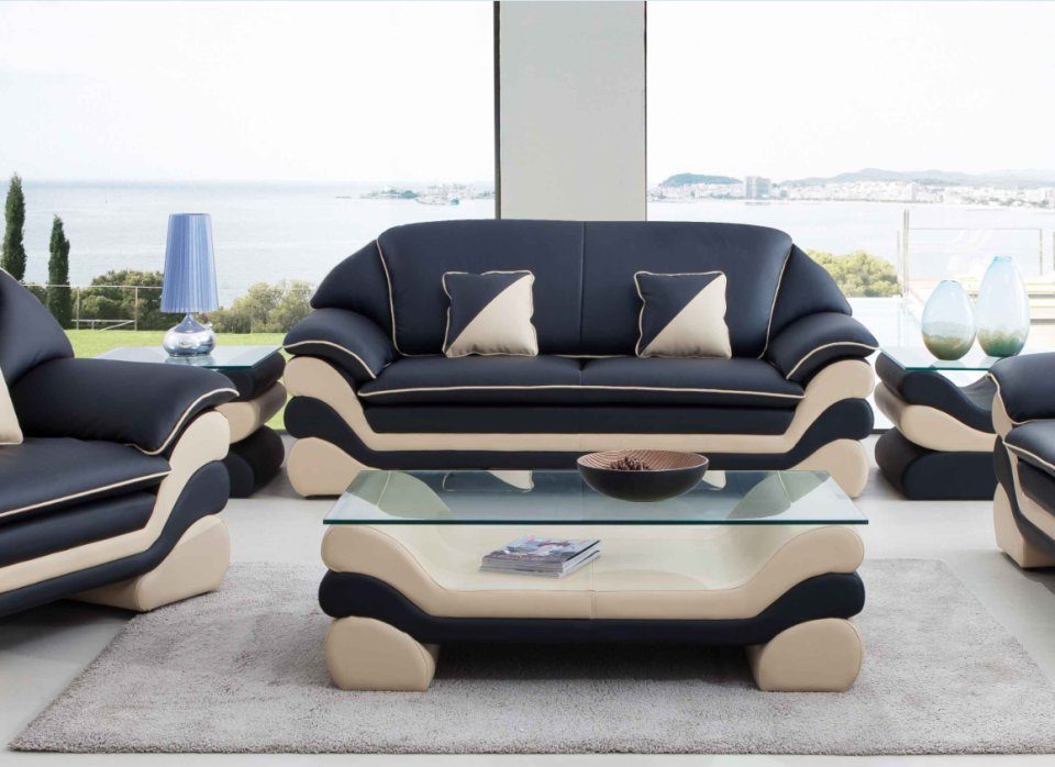 JVmoebel Europe Sitzer Klassischer 3er, Sofa Sofas in Made Designer 3 Leder Couch Couchen