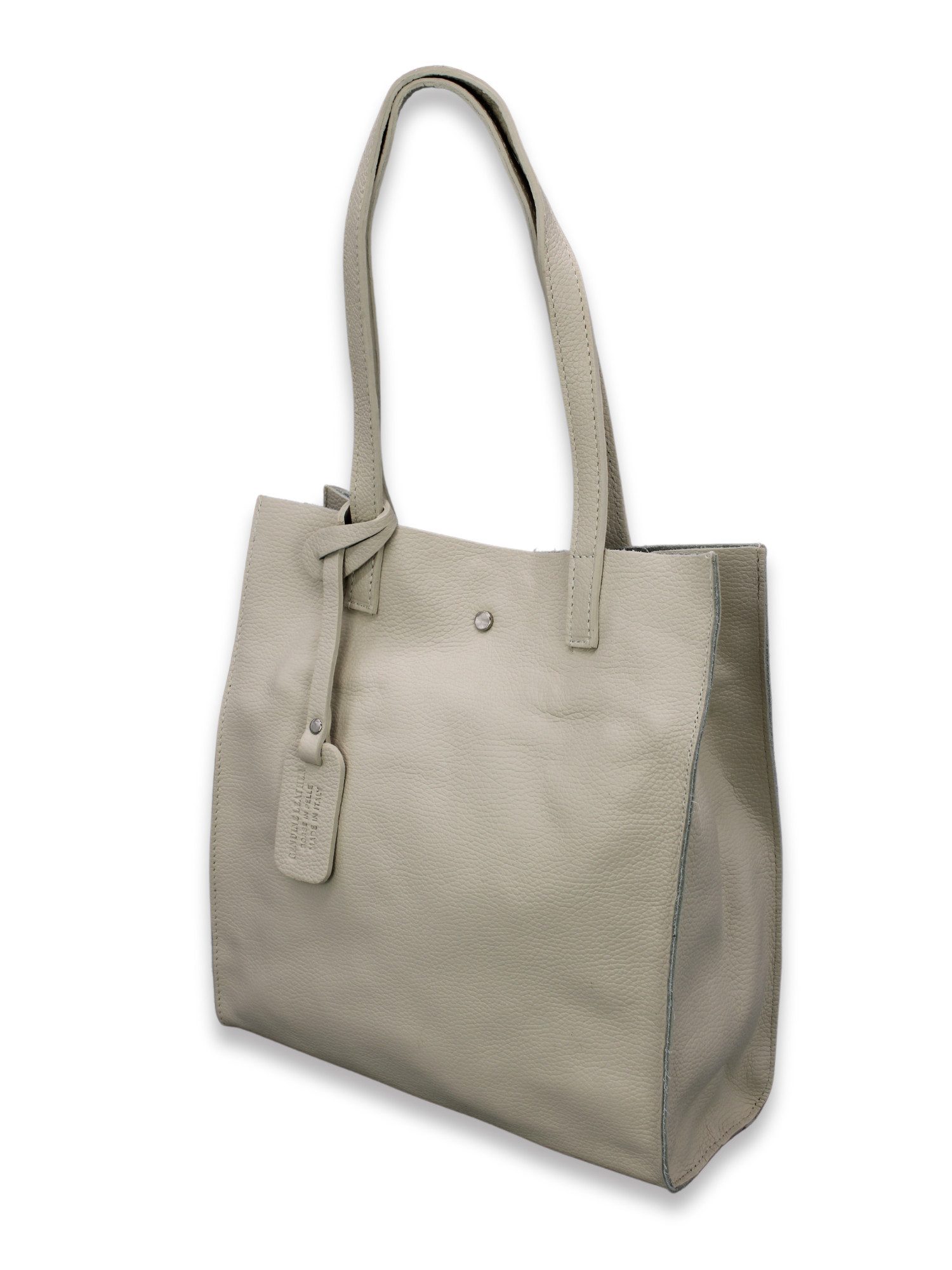 Adel Bags Shopper BENITA Schultertasche für Damen, Handtasche, echtes Leder, herausnehmbares Innenfach, Made in Italy