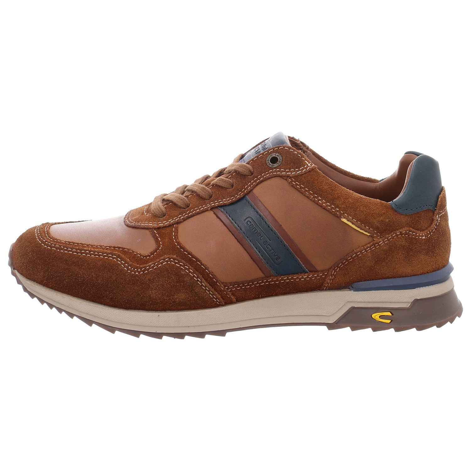 camel active Sneaker, cognac/blau