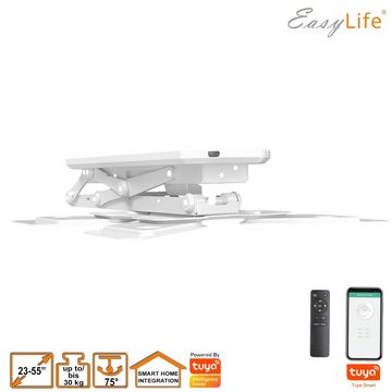 easylife TV Deckenhalter Smart Home elektrisch schwenkbar 23 bis 55 Zoll, VESA TV-Deckenhalterung