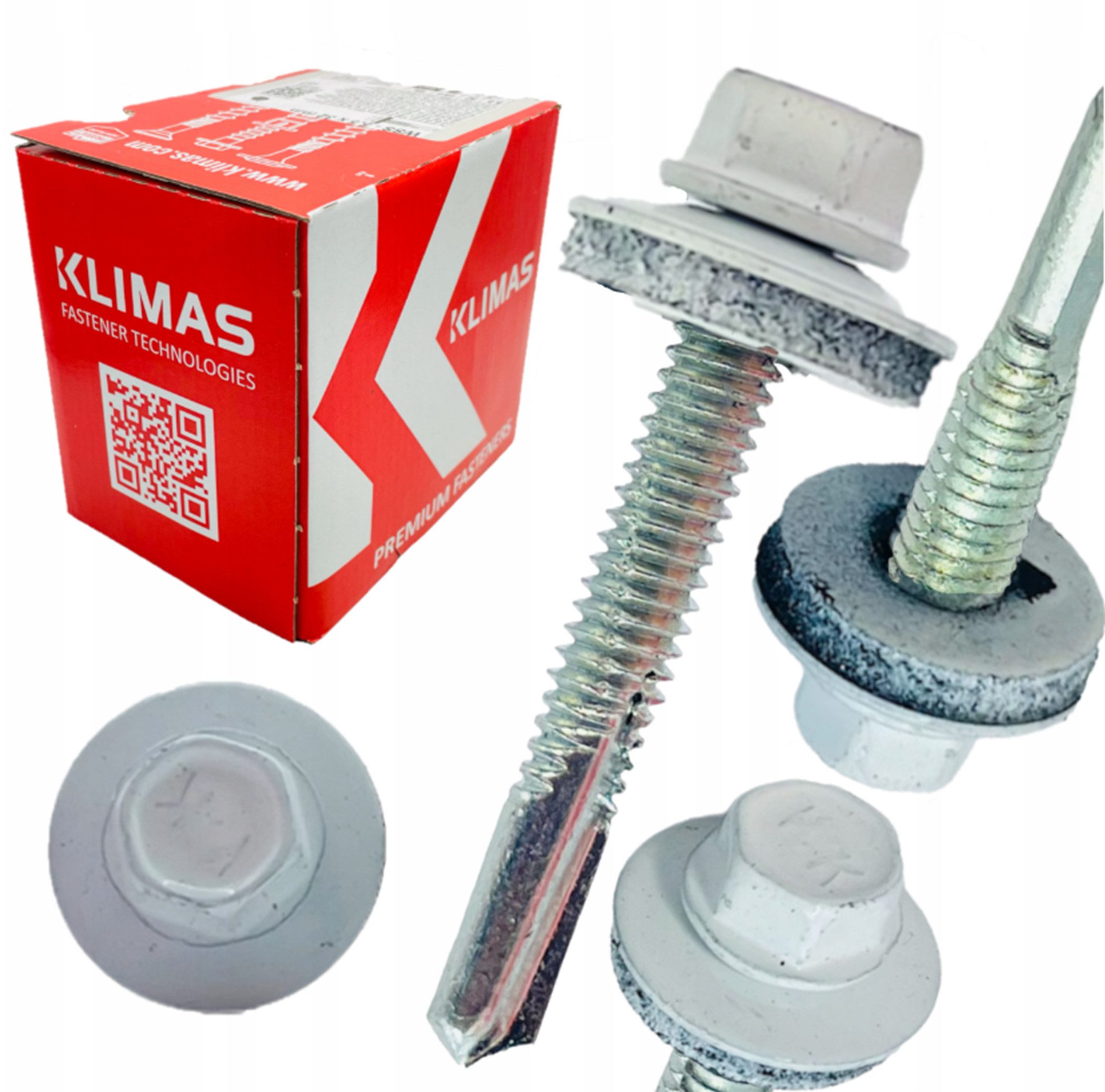 Klimas Blechschraube WSS Selbstbohrschraube Metall in verschiedenen RAL Farben