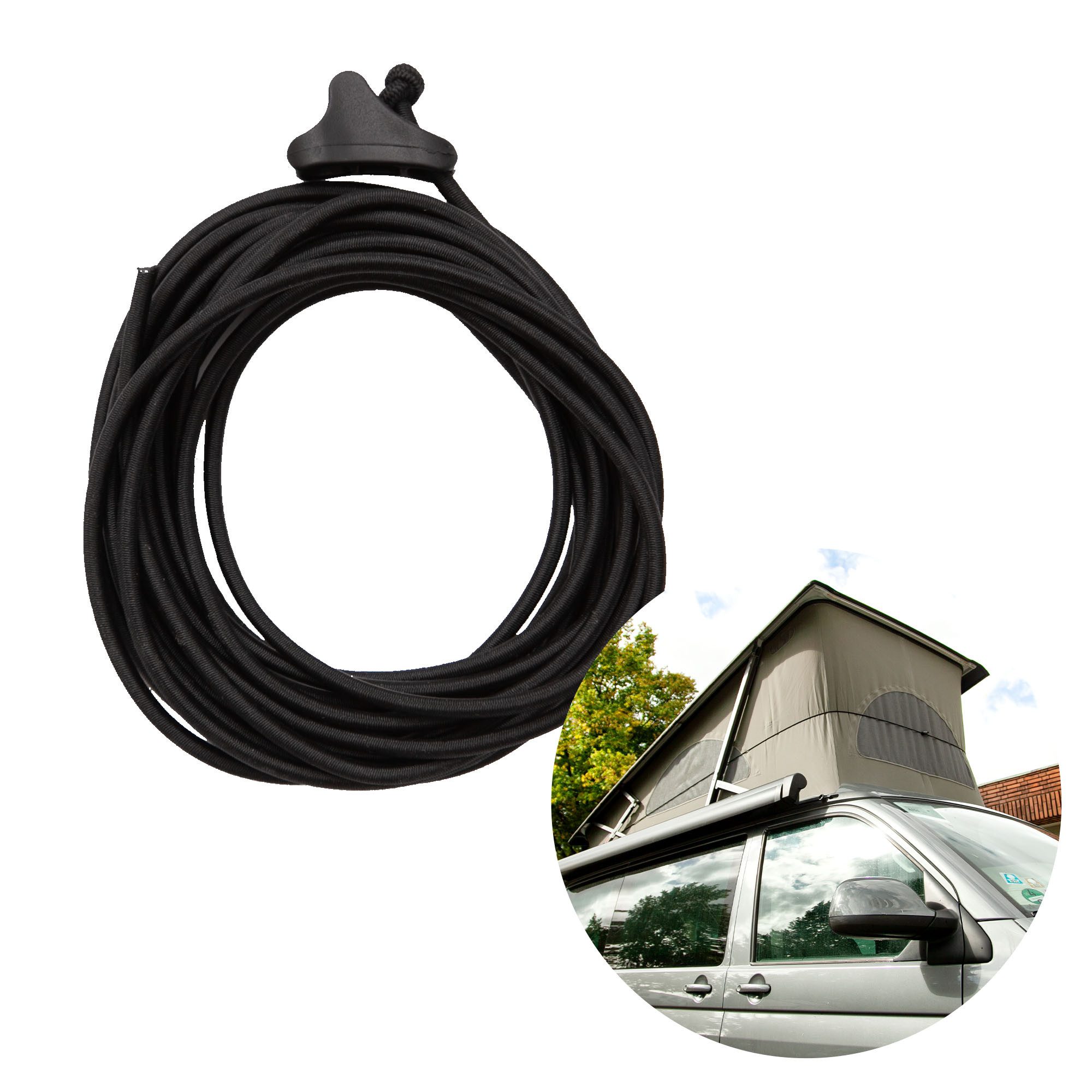 Spanngurt 040Parts Spanngummi für Aufstelldach Zeltbalg mit Schnellspanner