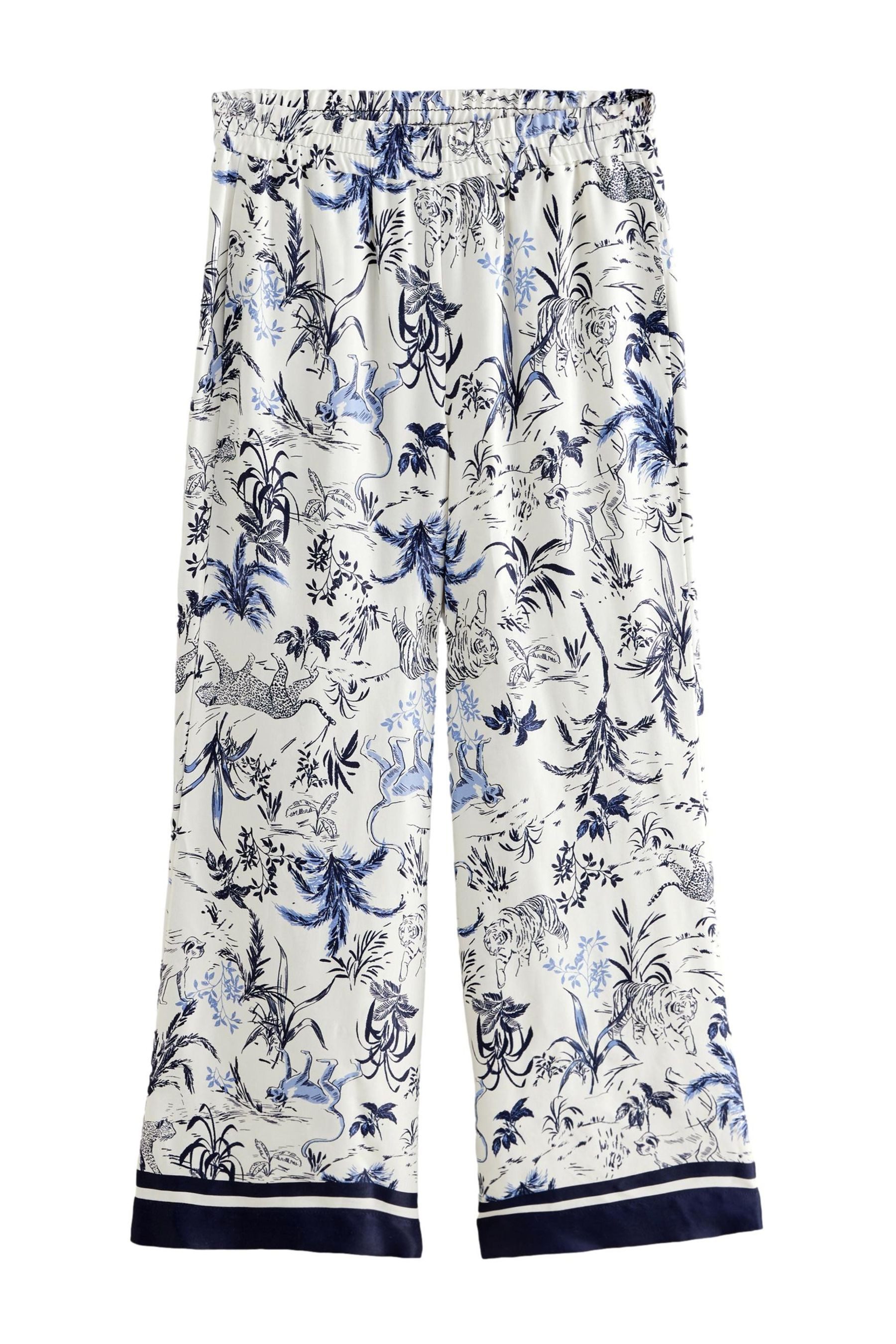 Marlene-Hose Satinhose mit weitem Beinschnitt