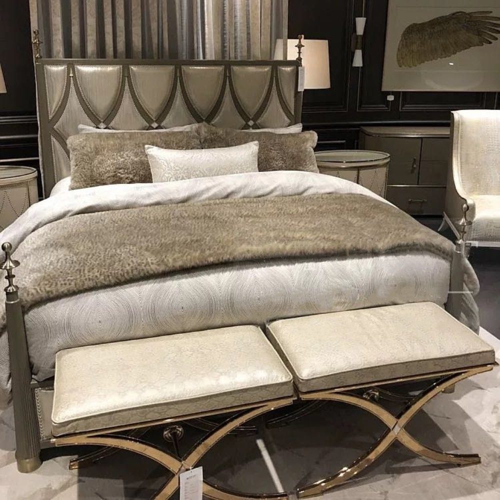 Bett Ehebett Doppelbett Bett, Design Luxus JVmoebel Klassisch Stil Modern Betten