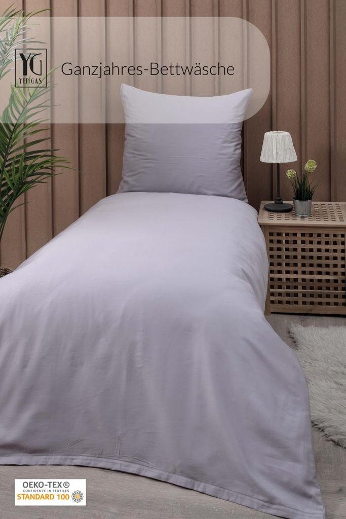 YENGAS Bettwäsche mit Reißverschluss, 100% Baumwolle, günstig online kaufen