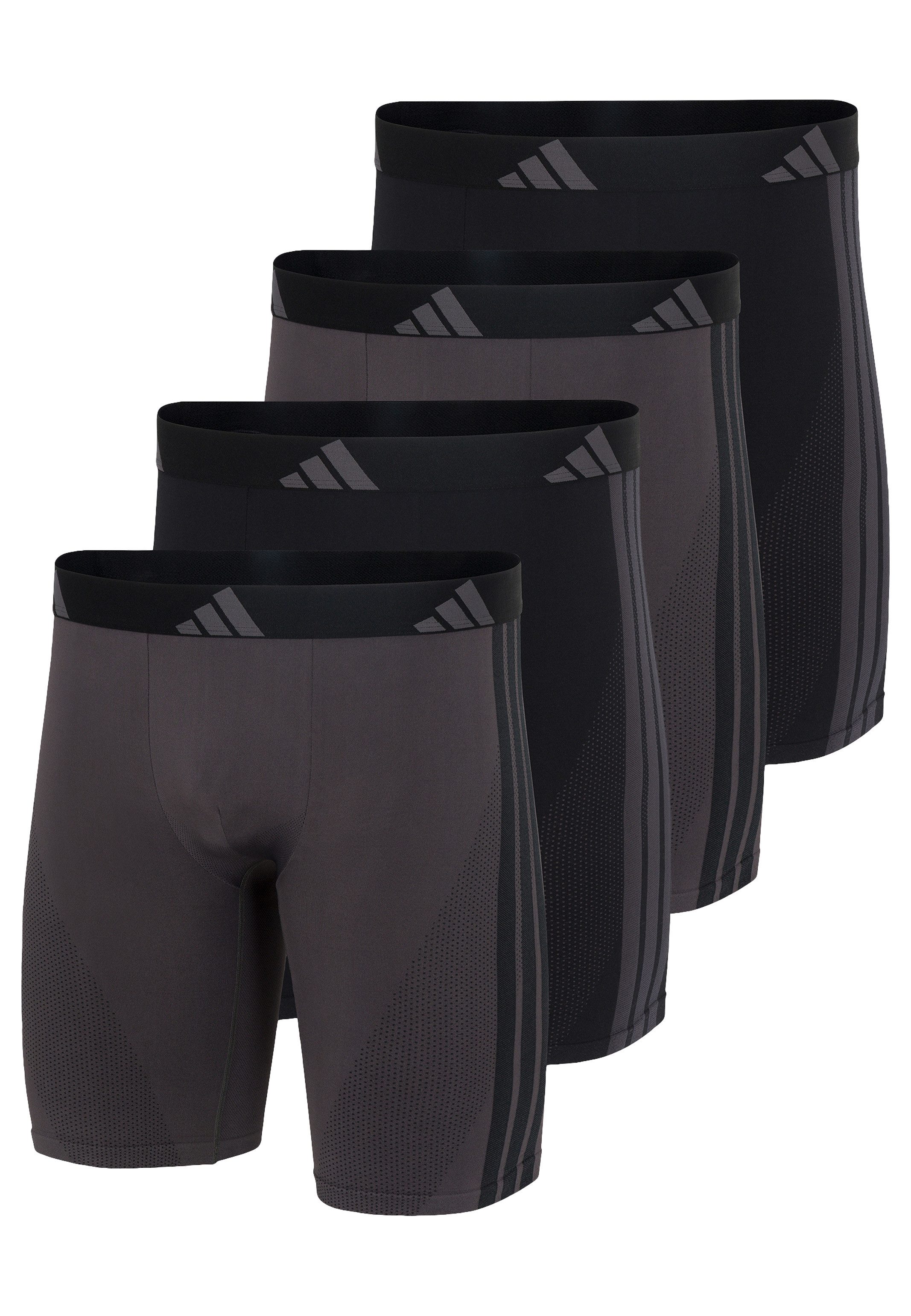 adidas Sportswear Retro Boxer 4er Pack Active Micro Stretch (Spar-Set, 4-St) Long Short / Pant - ohne Eingriff - Blickdicht