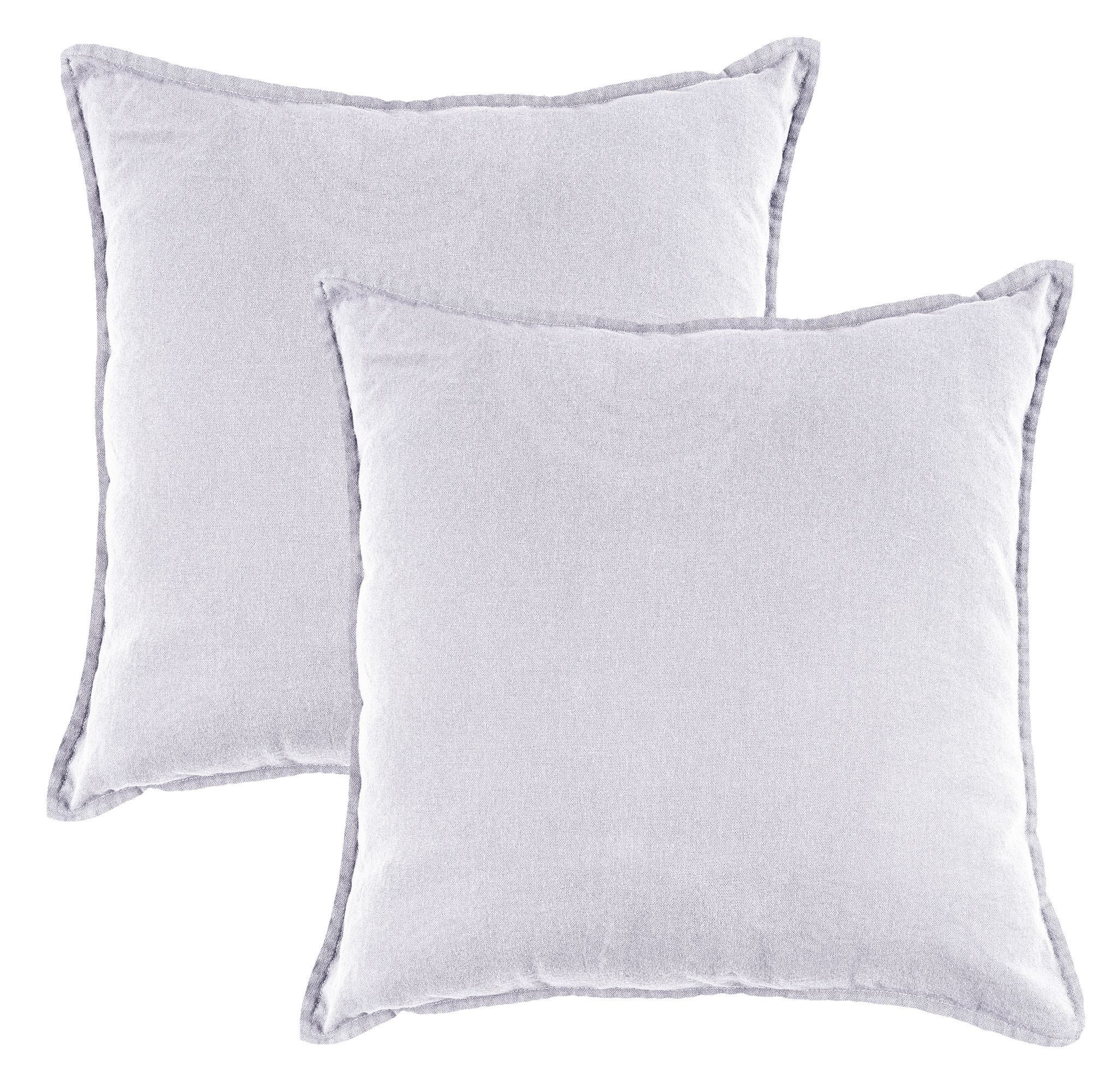 JACK Kissenbezüge 45x45cm 2er Set Kissenhülle Leinenoptik Mistral, (2 Stück günstig online kaufen