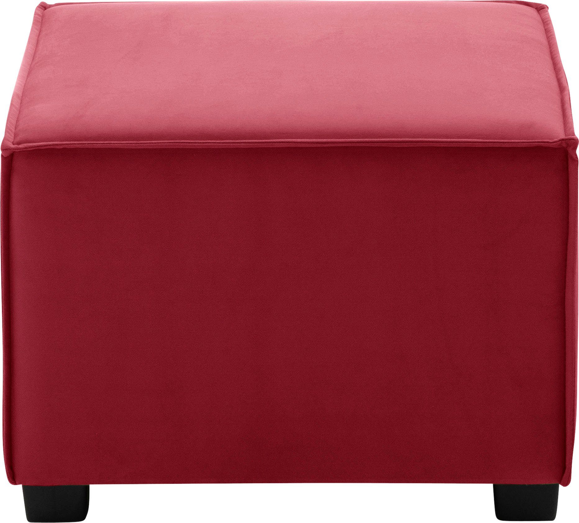 Max Winzer® Sofaelement MOVE, Einzelelement cm, rot 60/60/42 individuell kombinierbar