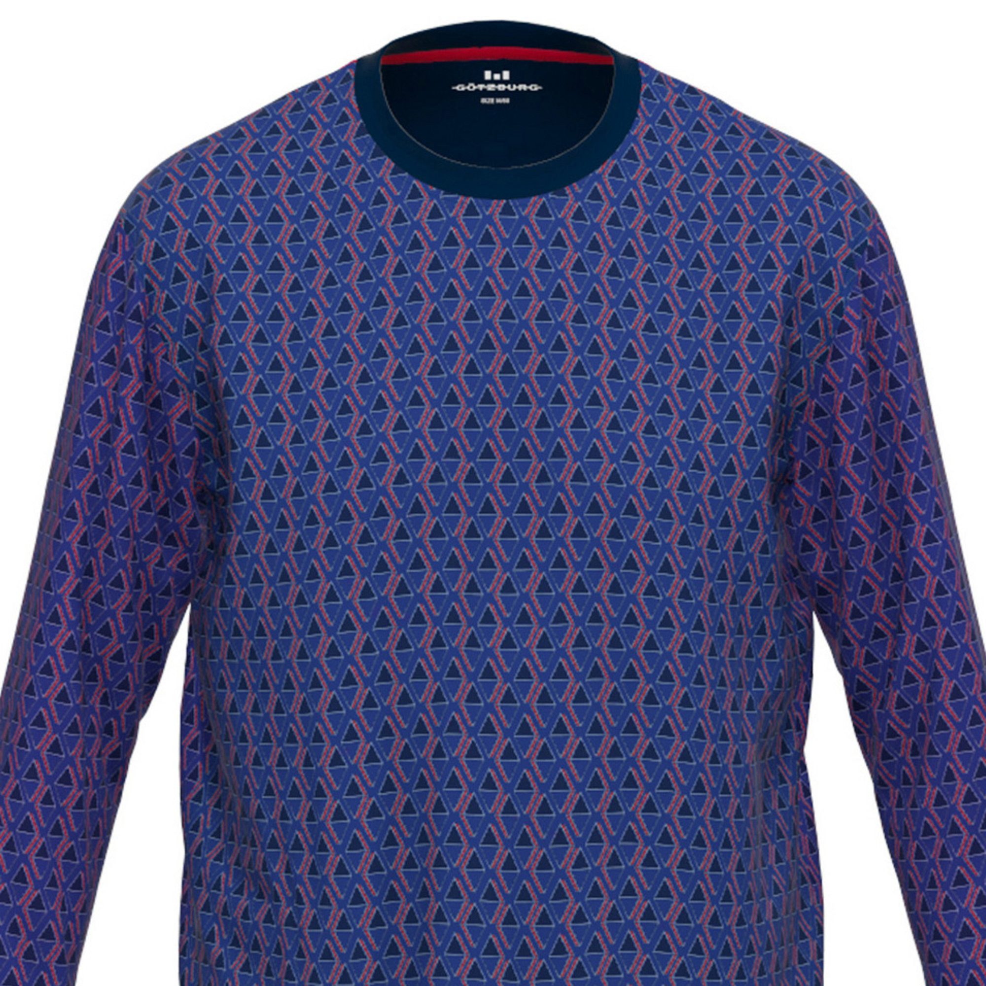 GÖTZBURG Pyjama Herren-Schlafanzug Single-Jersey gemustert günstig online kaufen