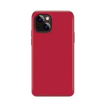 XQISIT Handyhülle XQISIT Silicone Case Anti Bac für iPhone 14 - rot