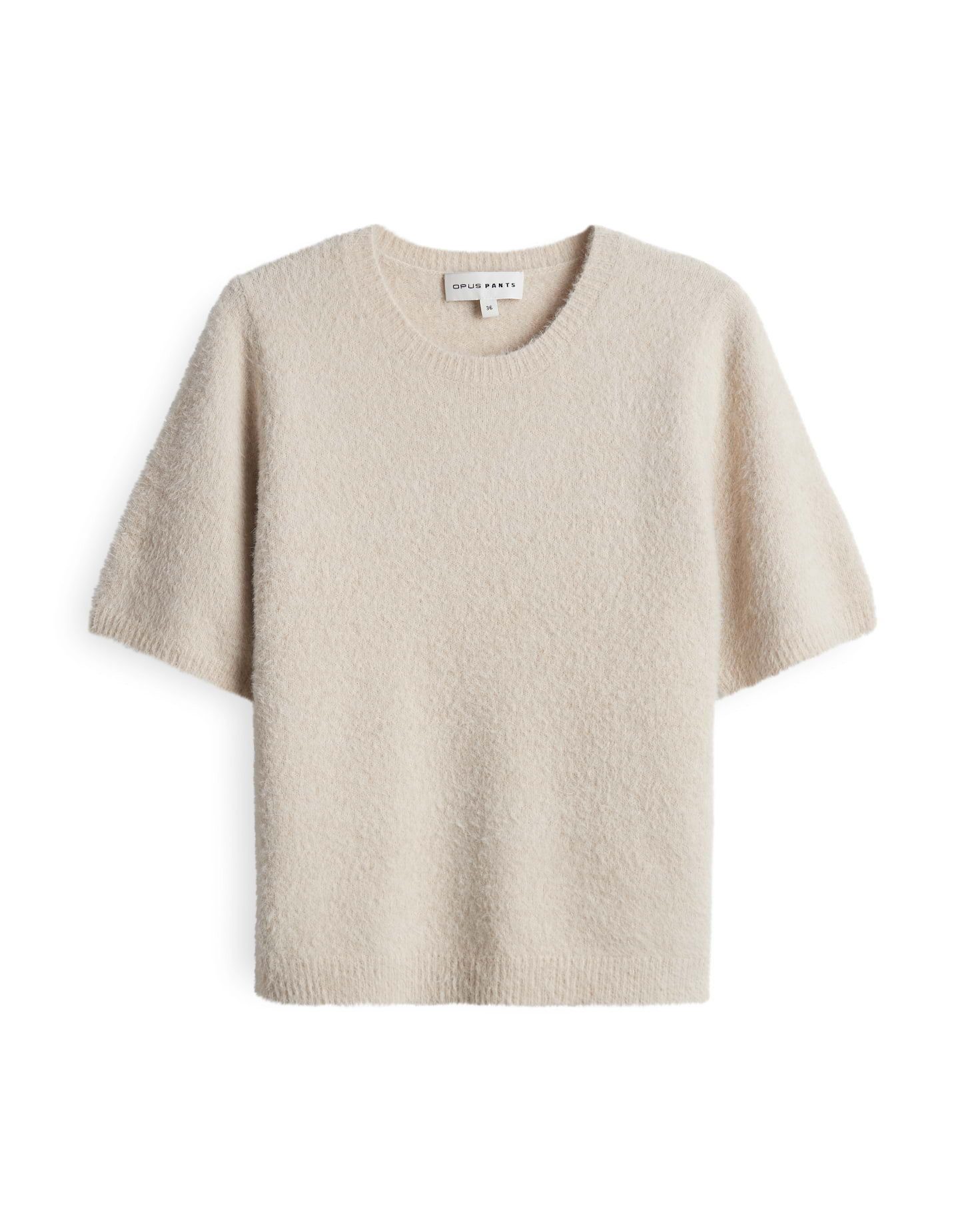 OPUS PANTS Kurzarmpullover PUMBA mit gebürsteter günstig online kaufen
