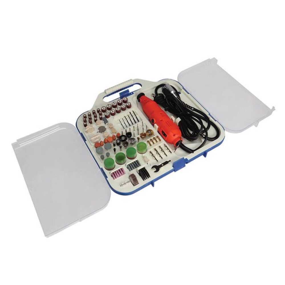 Velleman Graviergerät ELEKTRISCHE PRÄZISIONSBOHRMASCHINE UND GRAVIERSET - 162-tlg., 1-St.