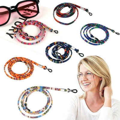HIBNOPN Brillenband 6-st Boho Brillenband Bunt SonnenBrillenkette Damen Brillenschnur