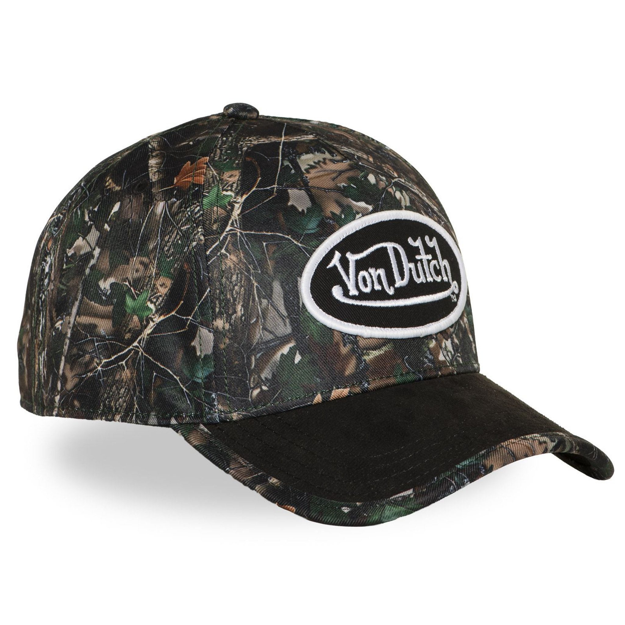 Von Dutch Baseball Cap Von Dutch Originals Baseball Cap CAMO PATCH VD (Basecap, Basecap) Real Tree Camouflage Optik