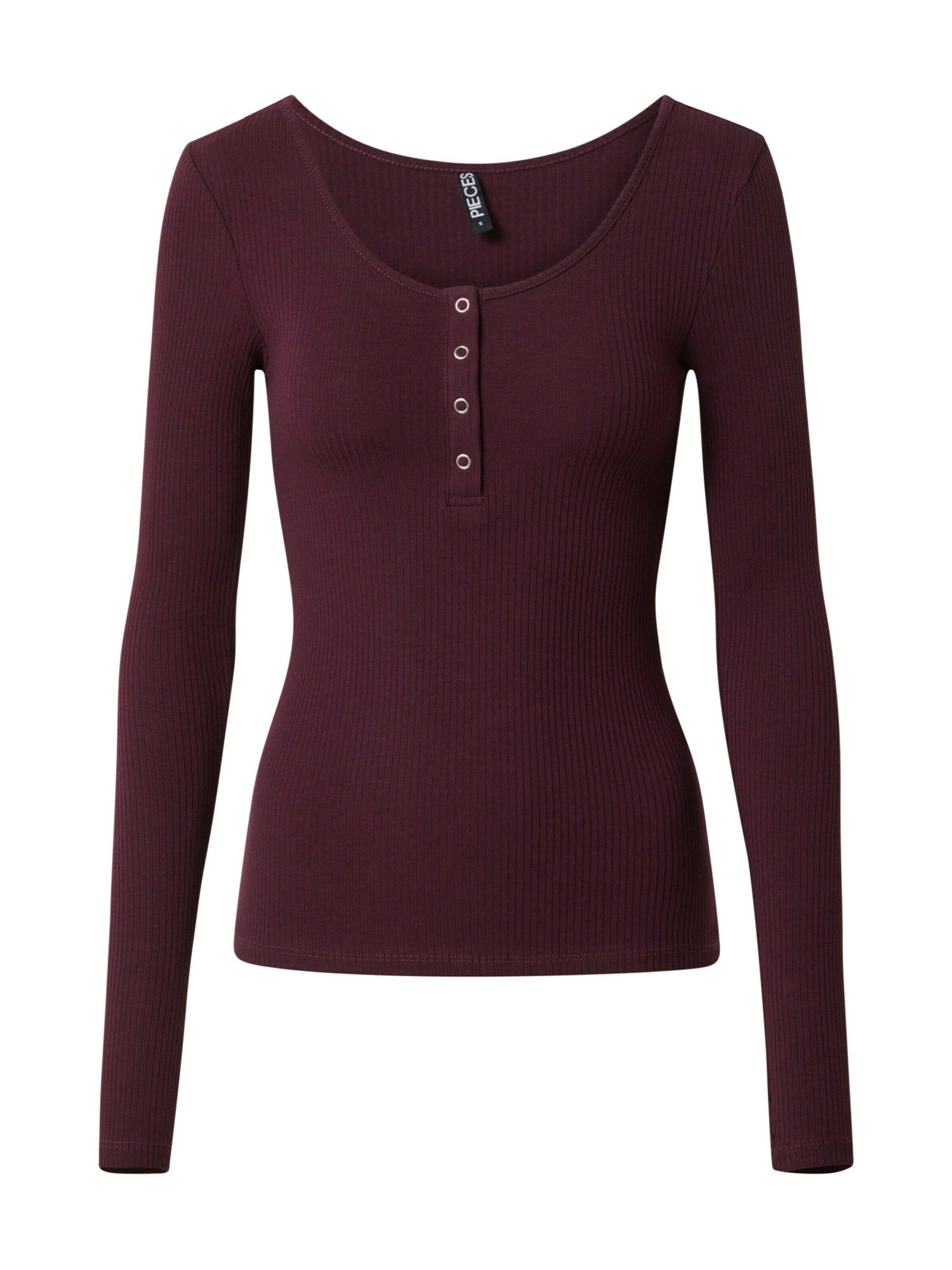 pieces Langarmshirt PCKitte (1-tlg) Plain/ohne Details günstig online kaufen