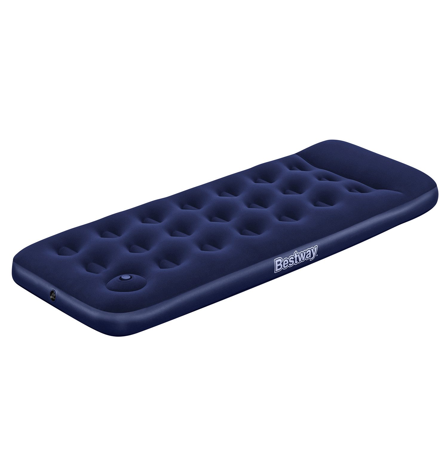 Bestway Luftbett 185 x 76 x 28 cm, (Packung, 1-tlg., Inkl. integrierter Fußpumpe), Ideal für den Innen- und Außengebrauch
