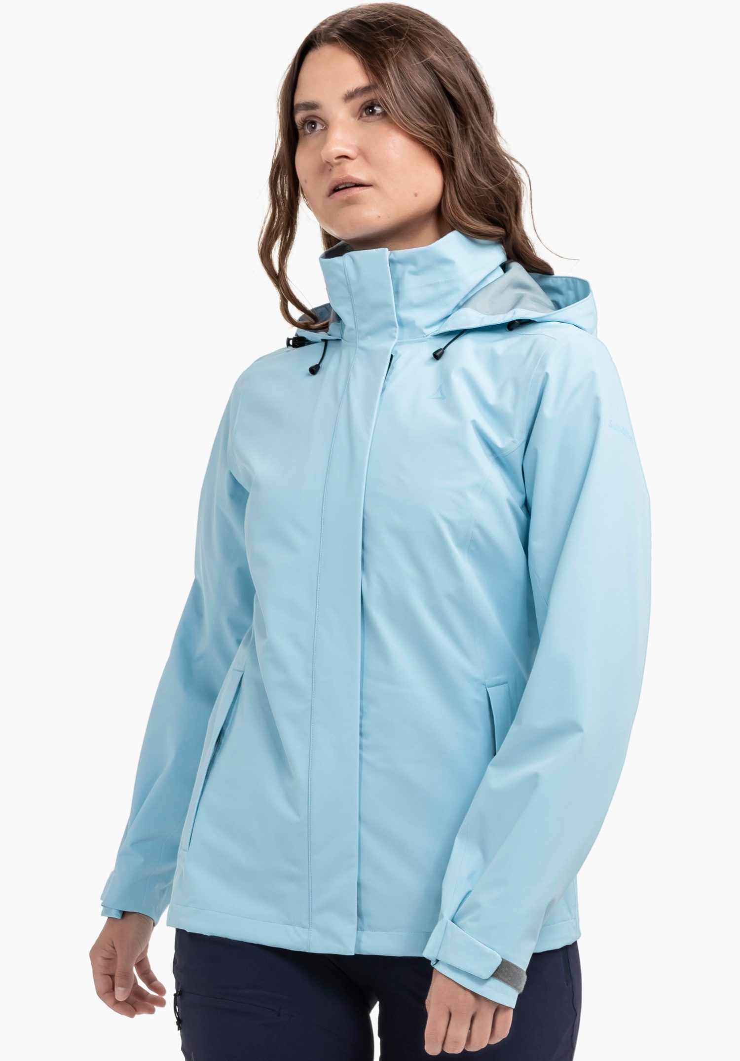 Schöffel Funktionsjacke Gmund L RAIN JKT CS Outdoorjacke, Trekkingjacke, Wanderjacke Robuste & winddichte Regenjacke