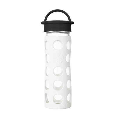 Lifefactory Babyflasche, Lifefactory Glas Flasche mit Silikonhülle und Schraubverschluss, 475ml