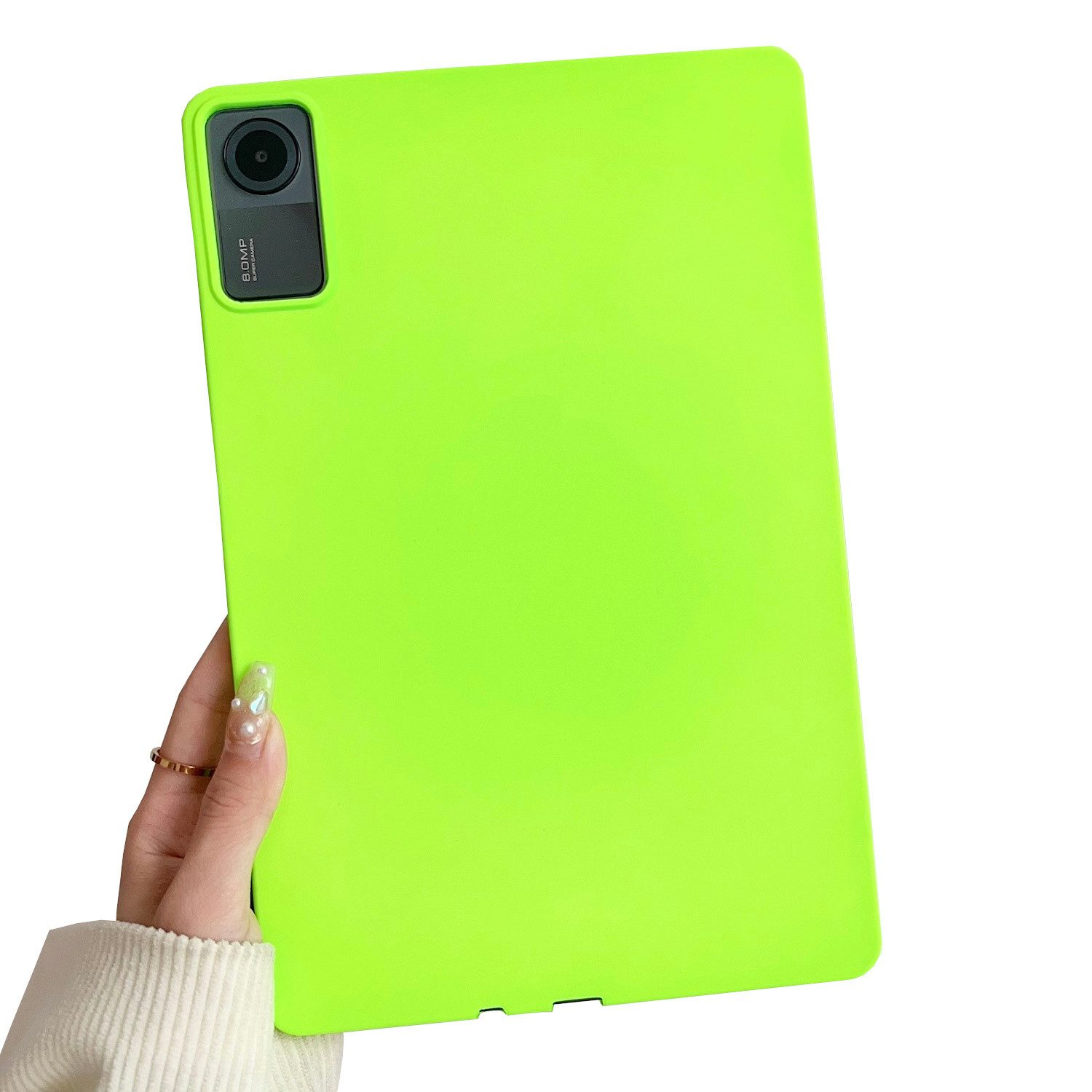 Wigento Tablet-Hülle Für Xiaomi Redmi Pad 2 / SE 11" TPU Silikon Hülle ultra dünn Hellgrün