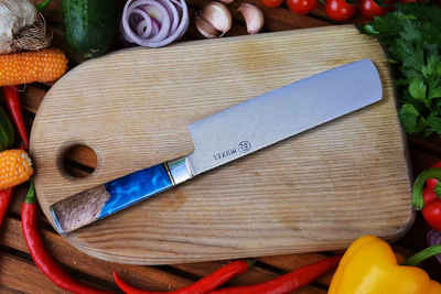Muxel Kochmesser Nakiri Messer Das traditionelle asiatische Gemüsemesser Damaskus Hackm